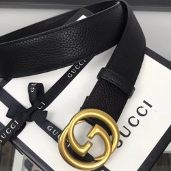 Gucci 1:1 GG 2.0cm New classic embossed leather belt  for women #9121713