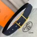 HERMES AAA+ Belts Luxury Design Fashion Original leather  Genuine packaging width:3.2cm #B53921
