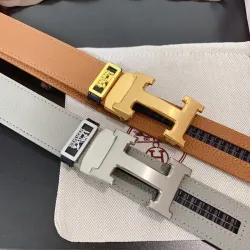 HERMES AAA+ Belts Luxury Design Fashion Original leather  Genuine packaging width:3.5cm #B53930