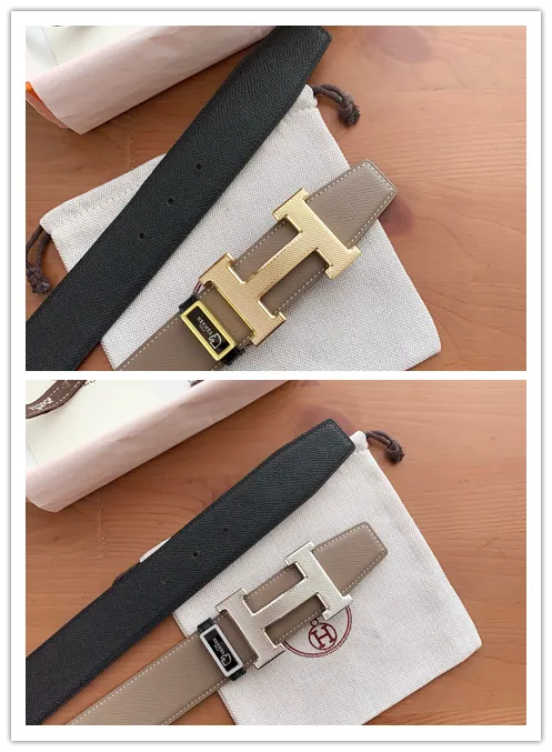 HERMES AAA+ Belts Luxury Design Fashion Original leather  Genuine packaging width:3.8cm #B53927