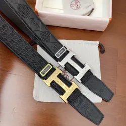 HERMES AAA+ Belts Luxury Design Fashion Original leather  Genuine packaging width:3.8cm #B53928