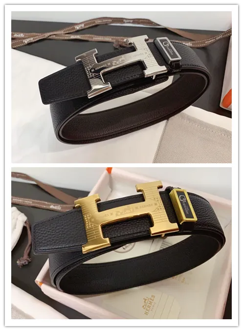 HERMES AAA+ Belts Luxury Design Fashion Original leather  Genuine packaging width:3.8cm #B53932