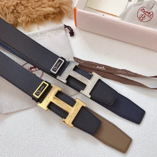 HERMES AAA+ Belts Luxury Design Fashion Original leather  Genuine packaging width:3.8cm #B53937