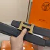 HERMES AAA+ Belts Luxury Design Fashion Original leather  Genuine packaging width:3.8cm #B53939