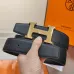 HERMES AAA+ Belts Luxury Design Fashion Original leather  Genuine packaging width:3.8cm #B53939