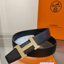 HERMES AAA+ Belts Luxury Design Fashion Original leather  Genuine packaging width:3.8cm #B53939