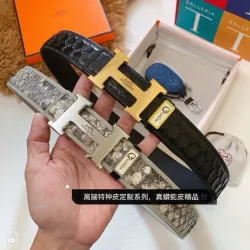 HERMES AAA+ Belts Luxury Design Fashion Original leather  Genuine packaging width:3.8cm #B53940