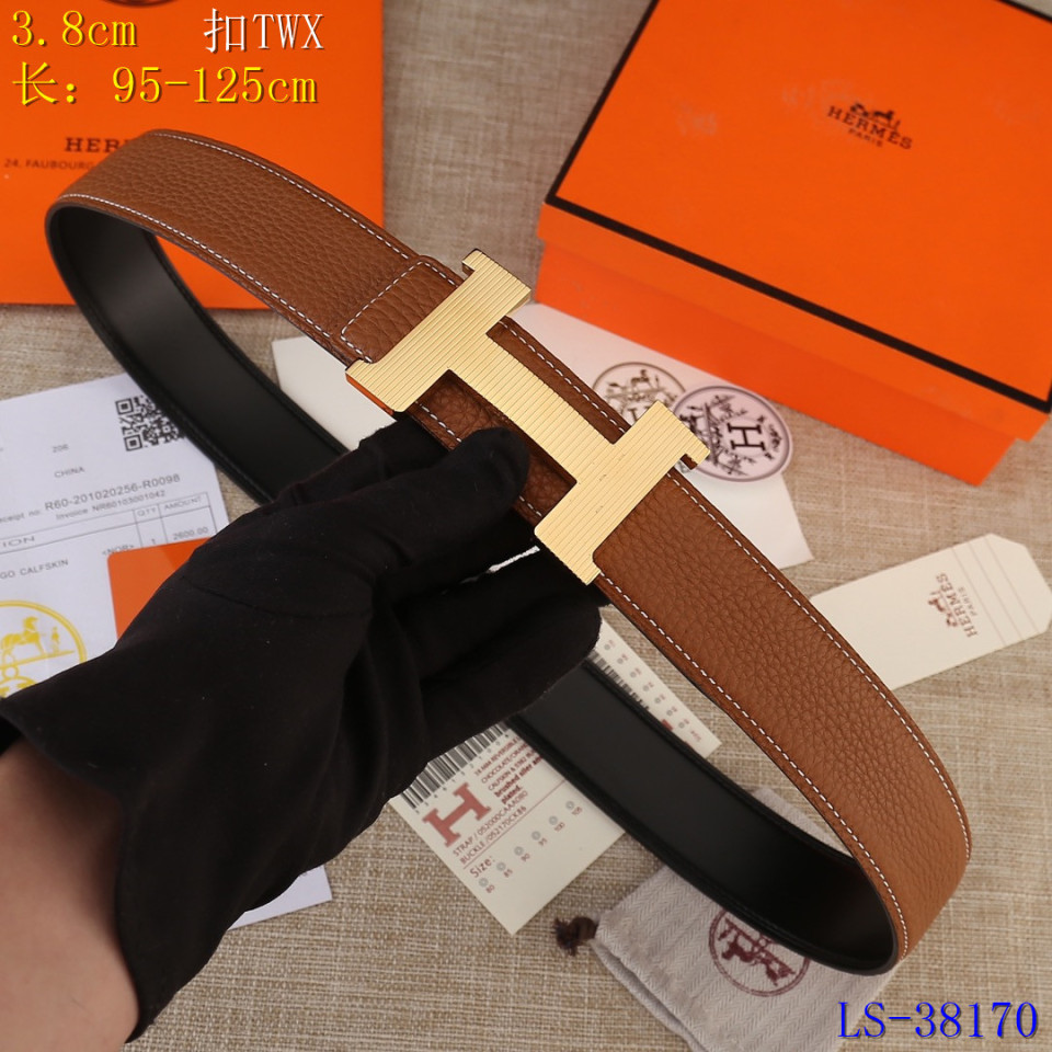 Buy Cheap HERMES AAA+ Leather Belts W3.8cm #9129501 from AAAShirt.ru