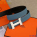 HERMES AAA+ Leather Belts W3.8cm #9129502