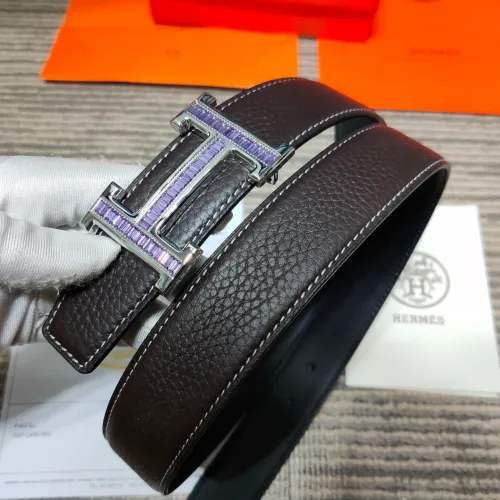 HERMES AAA+ reversible Leather Belts W3.2cm for women #9129511