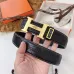 Hermes H Buckle Leather Belt 3.8 cm #B45657