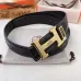 Hermes H Buckle Leather Belt 3.8 cm #B45657