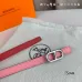Luxury Design Fashion Original leather Epsom HERMES AAA+ Belts for woman Genuine packaging width:1.3cm #B53915