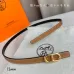 Luxury Design Fashion Original leather Epsom HERMES AAA+ Belts for woman Genuine packaging width:1.3cm #B53915