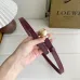 Loewe Leather Belts Luxury Design Fashion Original leather Genuine packaging width:1.5cm #B53945