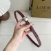 Loewe Leather Belts Luxury Design Fashion Original leather Genuine packaging width:1.5cm #B53945