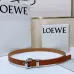 Loewe Leather Belts Luxury Design Fashion Original leather Genuine packaging width:2.0cm #B53942