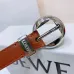 Loewe Leather Belts Luxury Design Fashion Original leather Genuine packaging width:2.0cm #B53942