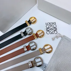 Loewe Leather Belts Luxury Design Fashion Original leather Genuine packaging width:2.0cm #B53942