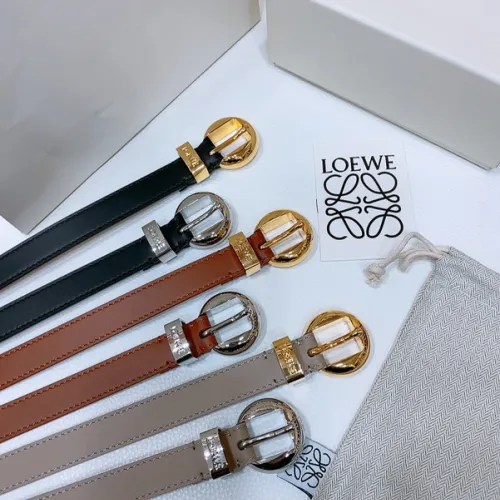Loewe Leather Belts Luxury Design Fashion Original leather Genuine packaging width:2.0cm #B53942