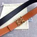 Loewe Leather Belts Luxury Design Fashion Original leather Genuine packaging width:3.2cm #B53946