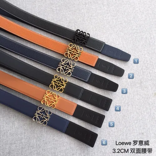 Loewe Leather Belts Luxury Design Fashion Original leather Genuine packaging width:3.2cm #B53946