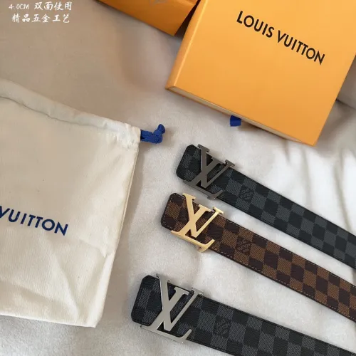 Men's Louis Vuitton AAA+ Belts 4CM Original Quality #B44605