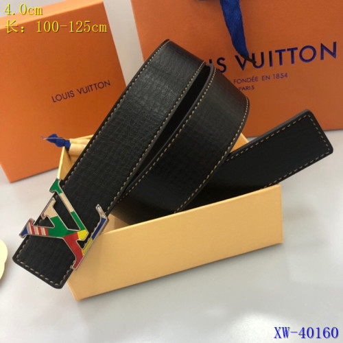 Men's Louis Vuitton AAA+ Leather Belts W4cm #9129995
