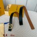 Men's Louis Vuitton AAA+ reversible Belts 3cm #B33398