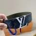 Men's Louis Vuitton Monogram Eclipse AAA+ Belts 4CM Original Quality #B44606