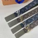 Men's Louis Vuitton Monogram Eclipse AAA+ Belts 4CM Original Quality #B44606