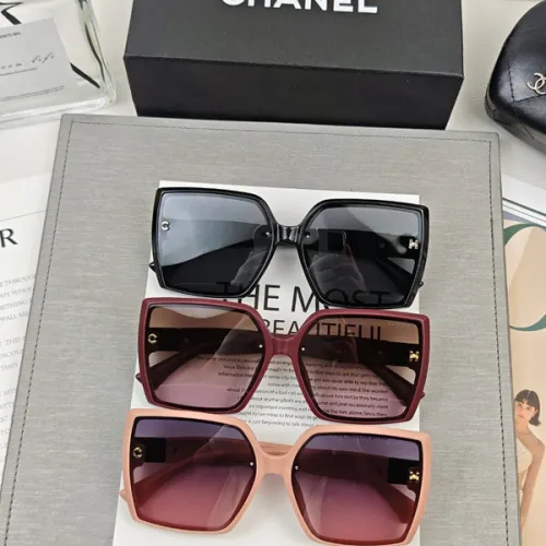 Chanel Sunglasses women' fashion  Rectangle Butterfly glasses #B53419