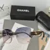 Chanel Sunglasses women' fashion  Rectangle Butterfly glasses #B53423