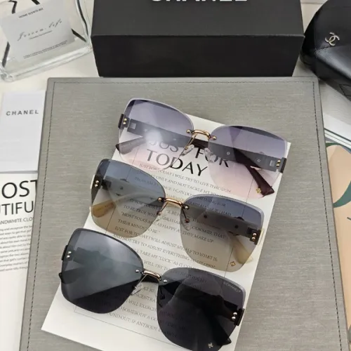Chanel Sunglasses women' fashion  Rectangle Butterfly glasses #B53423