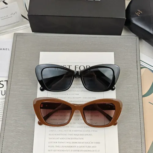Chanel Sunglasses women' fashion  Rectangle Butterfly glasses #B53424