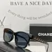Chanel Sunglasses women' fashion  Rectangle Butterfly glasses #B53426