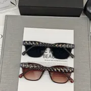 Chanel Sunglasses women' fashion  Rectangle Butterfly glasses #B53426