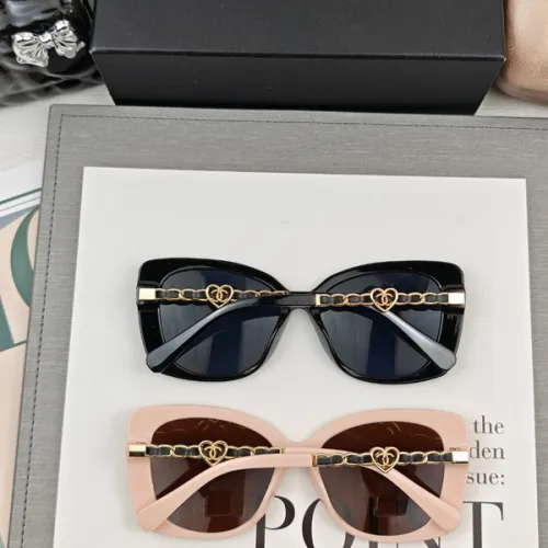Chanel Sunglasses women' fashion  Rectangle Butterfly glasses #B53428