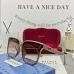Gucci AAA Sunglasses Fashion luxury classic  outdoor Sunglasses #B53443