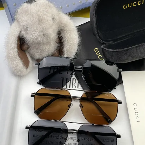 Gucci prevent UV rays  luxury AAA Sunglasses #B38935