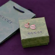 Gucci Heritage Gold Studs Classic Interlocking G Design earring #B52224