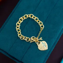 Tiffany Classic Heart Pendant Bracelet   Women's Toggle & Link Styles #B52234