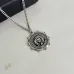 Saint Laurent Vintage Coin Pendant Necklace Anchor & Portrait Medallion Gold Silver Designer Jewelry #B65954