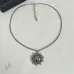 Saint Laurent Vintage Coin Pendant Necklace Anchor & Portrait Medallion Gold Silver Designer Jewelry #B65954
