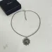 Saint Laurent Vintage Coin Pendant Necklace Anchor & Portrait Medallion Gold Silver Designer Jewelry #B65954