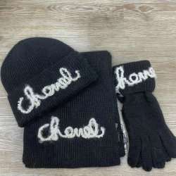 Chanel Wool knitted Scarf and cap #99911696