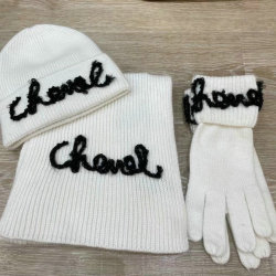 Chanel Wool knitted Scarf and cap #99911697