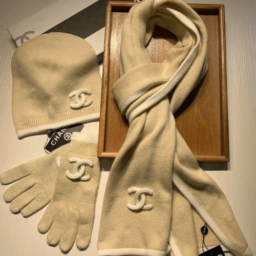 Chanel Wool knitted Scarf and cap #99911725