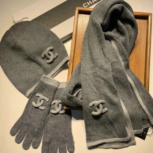 Chanel Wool knitted Scarf and cap #99911727