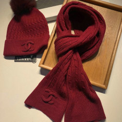 Chanel Wool knitted Scarf and cap #99911730